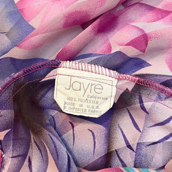 Jayre Tropical Print Nightgown Slip - Picture 7 of 8